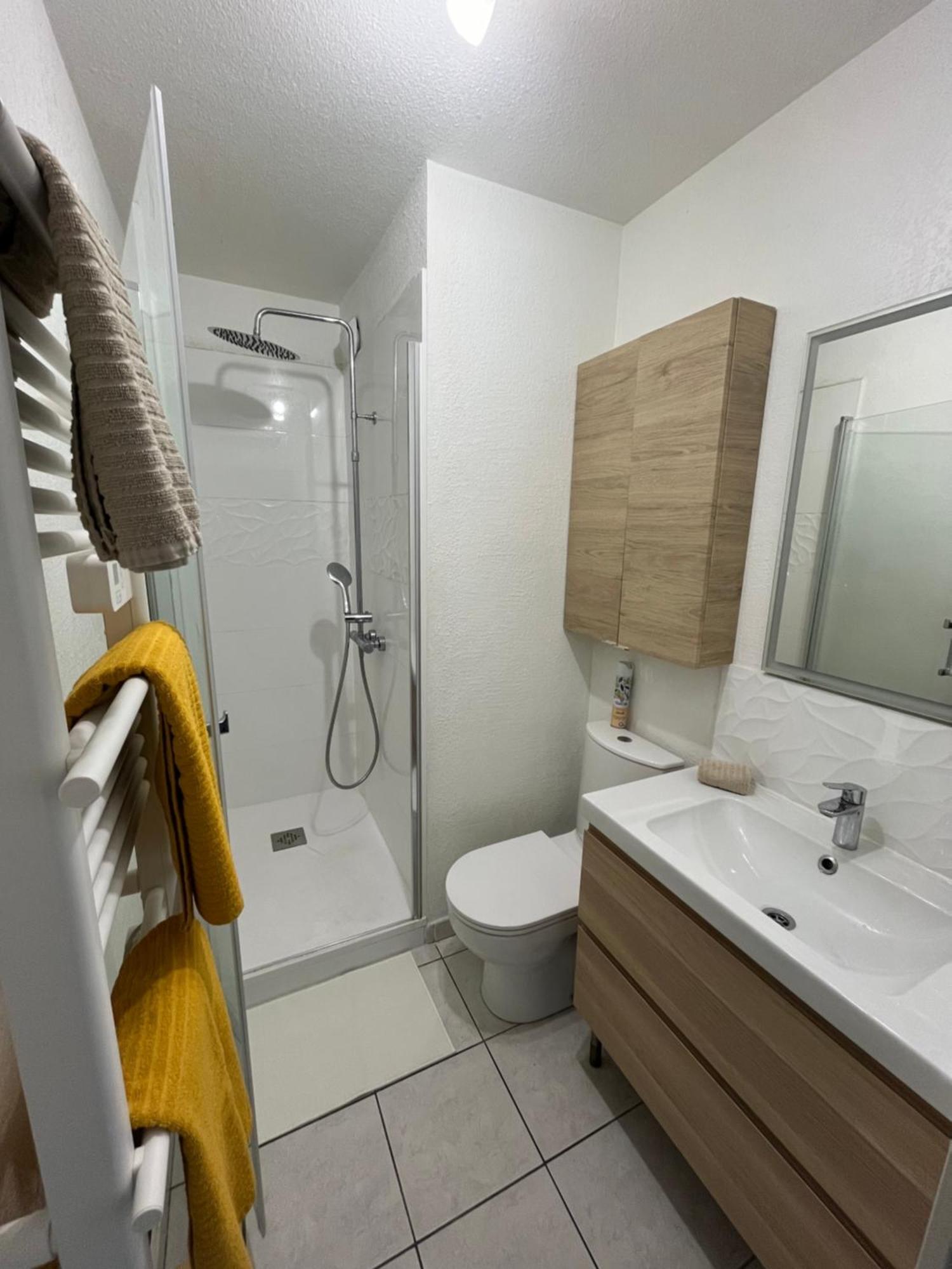 Joli T2/ Tram/ Clim/ Parking/ Wifi/ Piscine Apartment Montpellier Exterior foto