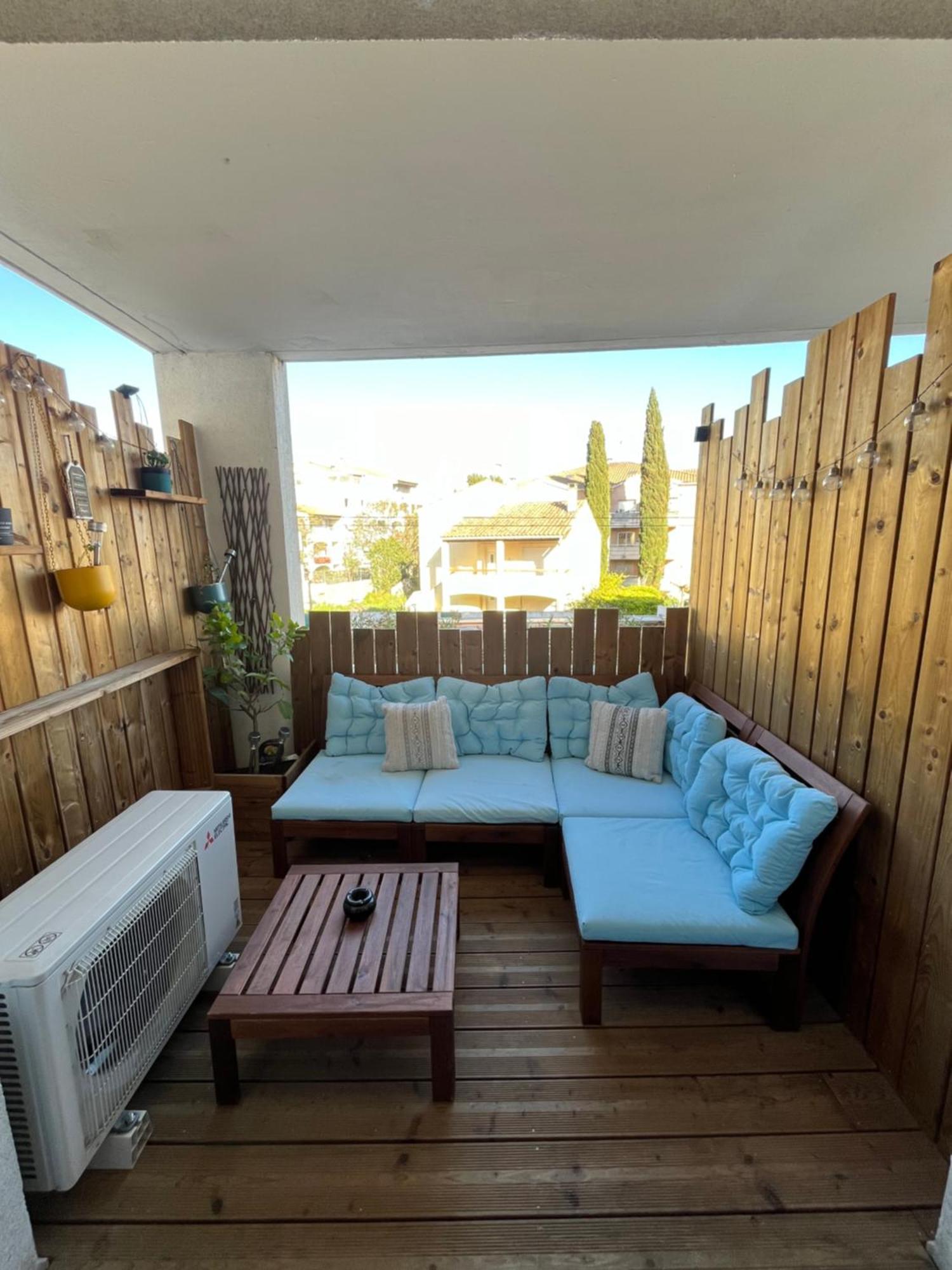Joli T2/ Tram/ Clim/ Parking/ Wifi/ Piscine Apartment Montpellier Exterior foto